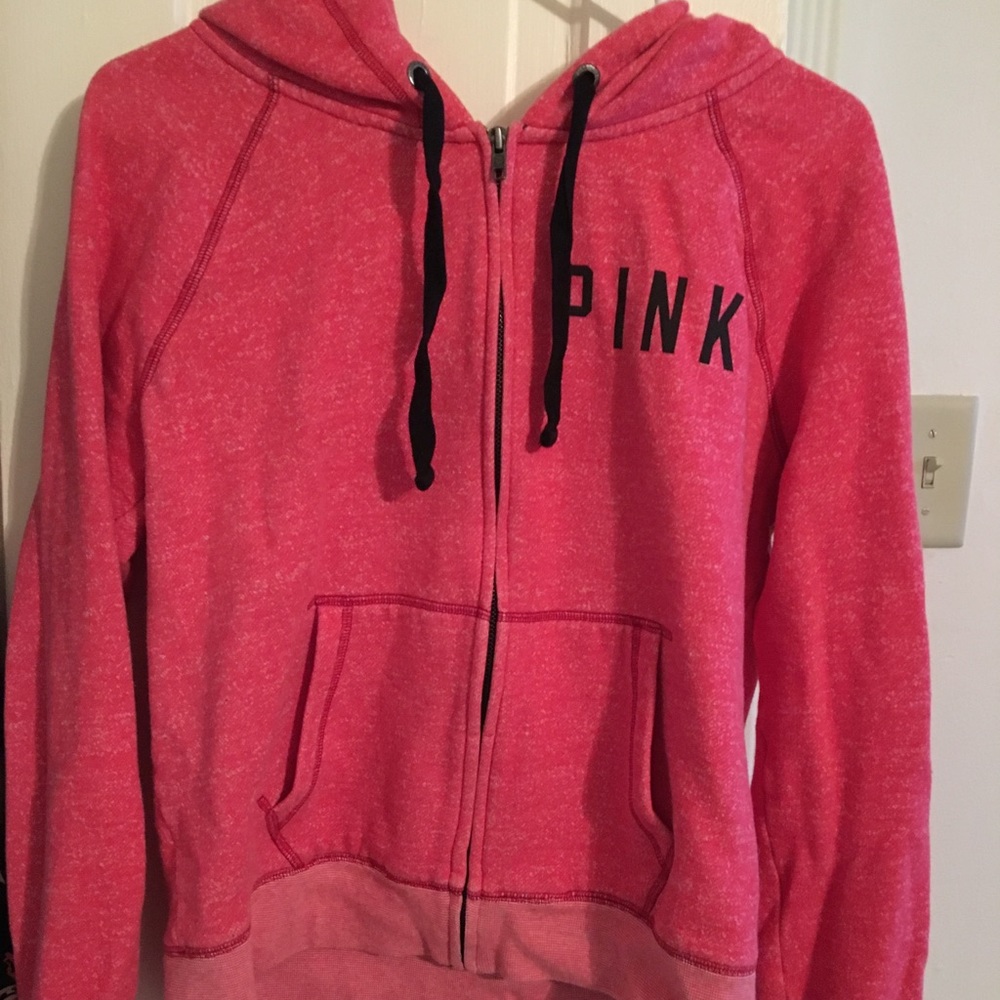 PINK zip up hoodie